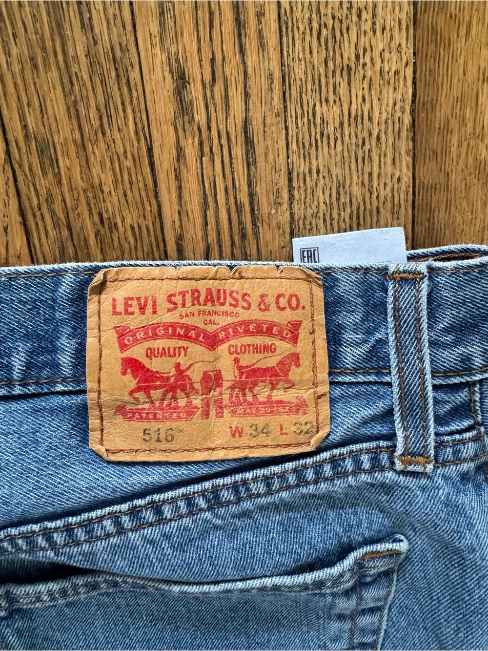 Levi's Men's 516 Blue Jeans size 34